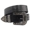 Original Design Rhinestone Belt First Layer Cowhide Men'S Leather Belt Simple Casual Retro Style Youth