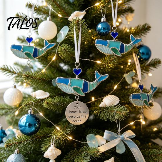 Indoor Garden Hanging Decoration Coastal Spirit Ornament, Durable Acrylic Decorative Pendant, Serene Living Space Decorations Inspired Home