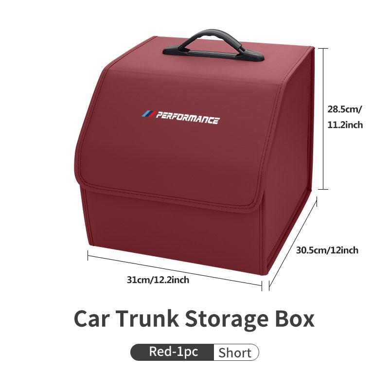 XKUGH1 For BMW New 2025 Car Trunk Organizer Box Tailbox Stowing Tidying Storage Bag Accessories For BMW E70 E91 E30 G30 E53 M3 M5 X6 X4