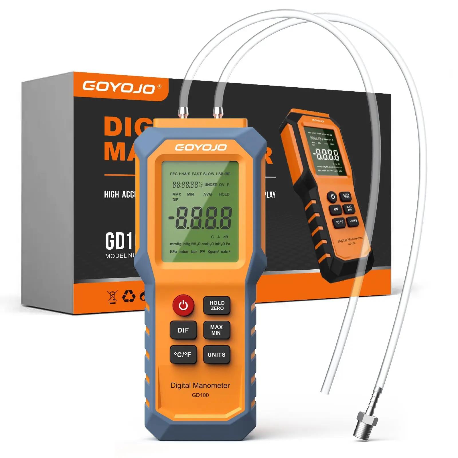 

Цифровой манометр с подсветкой, тестер давления газа, двухпортовый манометр, для трубопроводов природного газа, обнаружения вентиляции