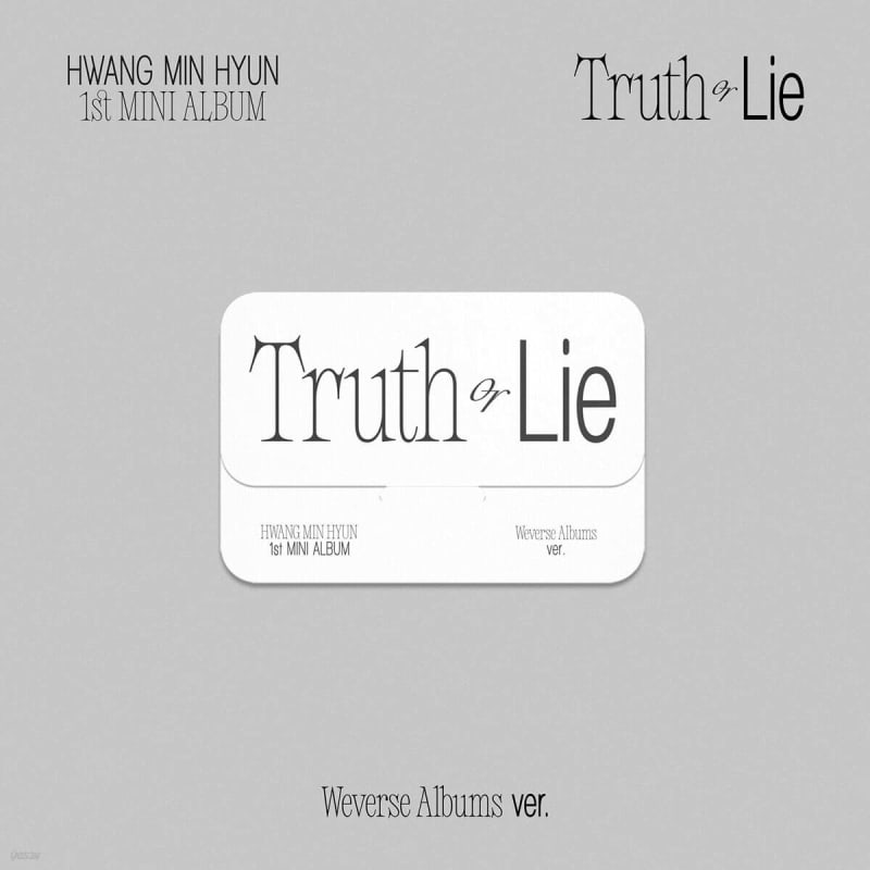 

Hwang Min-hyun (HWANG MIN HYUN) - 1st MINI ALBUM Truth or Lie [Weverse Albums ver.]