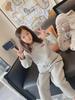 2025 Spring/Autumn Kids' Warm Cotton Home & Outfits - Unisex Thickened Suit