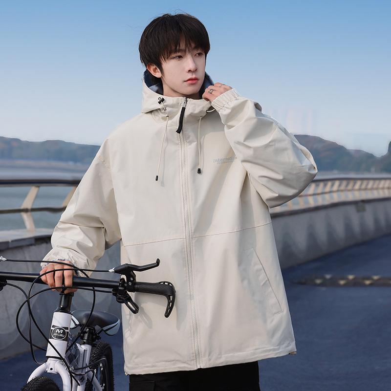 

HJCAMEL Подростковая мужская двухсторонняя водонепроницаемая ветровка – Горная уличная тройная защита. S [Height 155-168cm, Weight 42.5-50kg]