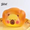 Fake Food Stress Reliever Simulated Toy Slow Rebound Bread Design Relief Kids Realistic Texture Color Soft Silicone Decompression Desktop Ornament