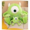 Cute Green Monster Plush Toy Big-eyed Stuffed Doll Perfect Birthday Present