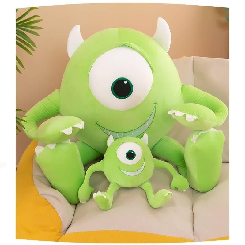 Cute Green Monster Plush Toy Big-eyed Stuffed Doll Perfect Birthday Present