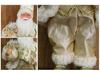 30cm Stojící Santa Claus Vánoční panenka pro výlohu