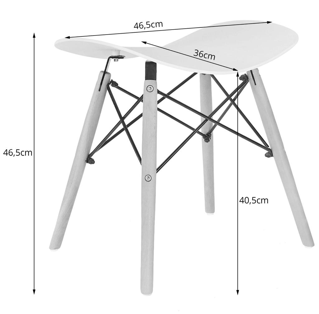 CORFU stool - white x 4