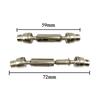 2pcs Ural Truck RC Car Spare Parts Metal Front Rear Drive Shaft for Henglong WPL Ural B36 B16 C14 C24 B24 MN D90 MN99S