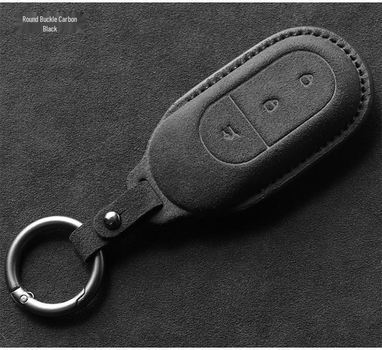 Leapmotor Key Case: Full Coverage Suede Key Bag for C11, C01, T03, S01 Models - Unisex 2023 Edition