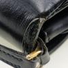 Gucci Old Gucci Shoulder Bag Sherry Line 2-way Clutch Black Calfskin Women Used