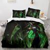 3D Print League of Heroes Bedding Set Single Twin Full Queen King Size Game Anime Bed Set Aldult Kid Bedroom Duvet Cover Sets
