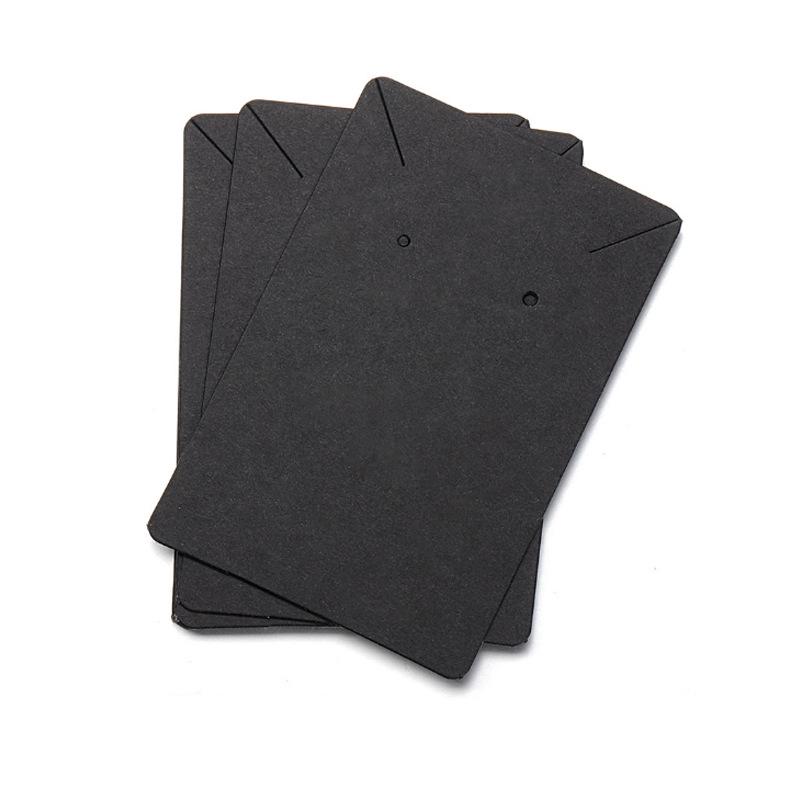 Kraft Paper Jewelry Card for Earrings and Necklaces - 2.5x3.5cm