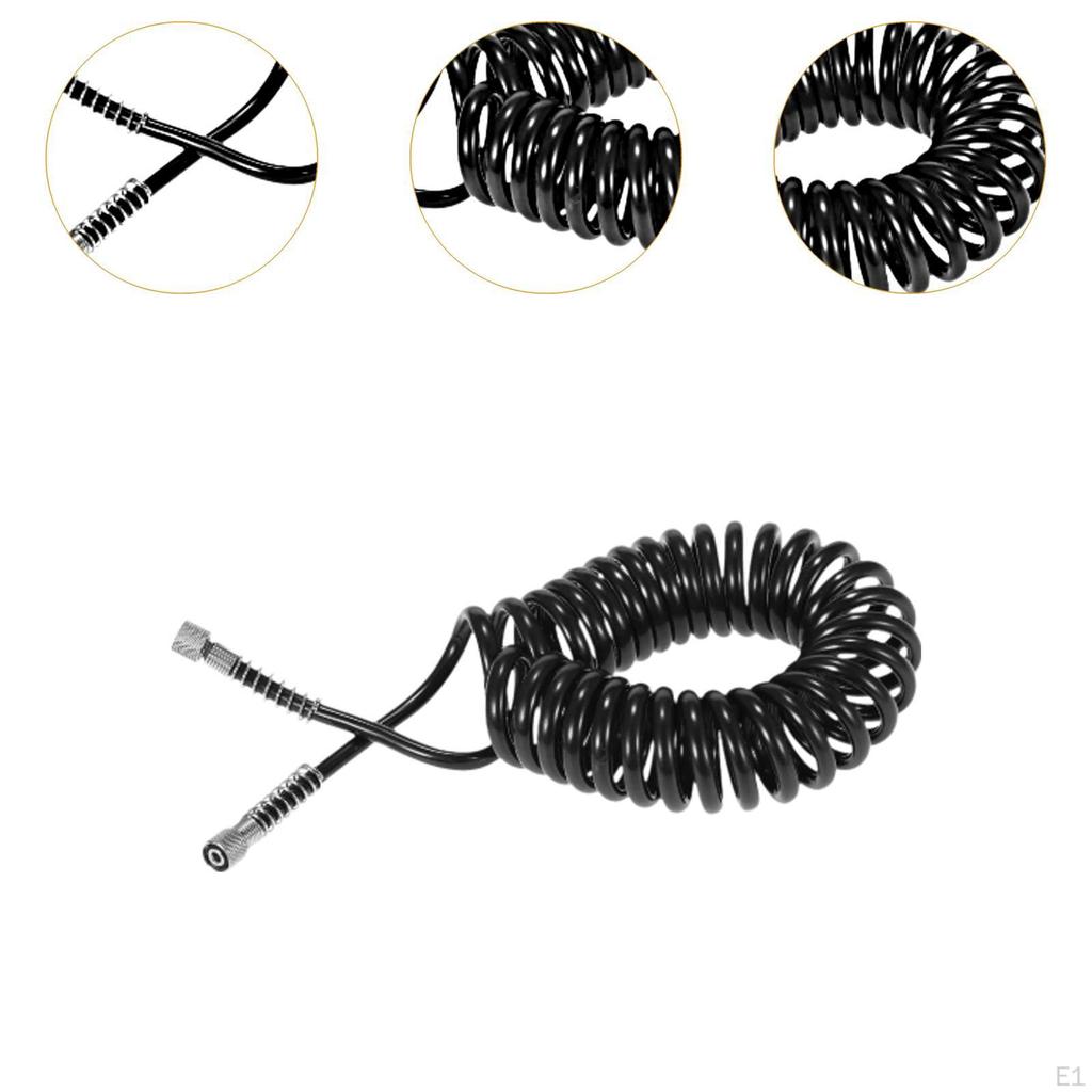 Airbrush Hose Flexible Spring Coil with 1/8" Fittings Tube Kits Leakproof Spray Pen Premium