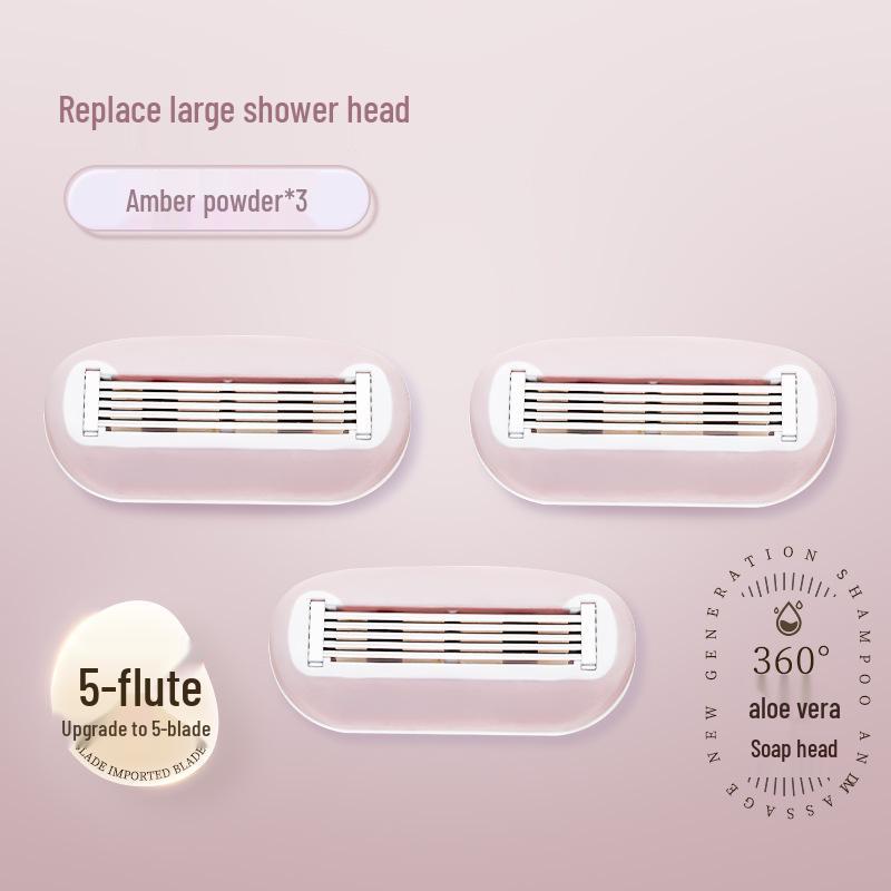 Aloe-Infused Ladies' Manual Razor for Underarms, Legs, and Bikini Area