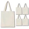 [PREMIUMM] Plain Tote Bags, B4 Size, with Gusset, Set of 5, Canvas Tote Bags, Vertical Style, Heavyweight