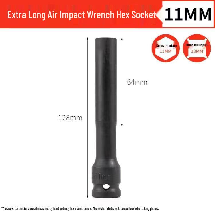 1/2 Hex Thin Wall Extended Electric Wrench Socket