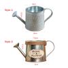 Office Decor Home Iron Sheet Embossed Wrought Flower Bucket Watering Can Vases