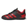 adidas Predator 20.4 Tf J Rundzehen Schnürschuhe Rutschfest Abriebfest Low-Top Fußballschuhe Kinder Fußballschuhe Schwarz EF1956