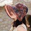 Adjustable Flower Empty Top Cap Polyester Large Brim Sun Hat Anti-Sun Fisherman Hat  Outdoor