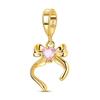 Original 925 Silver Charms Colorful Bow Set Earrings Ring Beads Pendant for Women Bracelets Necklaces DIY Jewelry Gift
