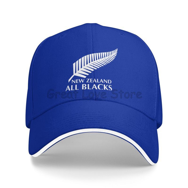 Cappellino da Baseball con Stampa All Blacks della Nuova Zelanda Cappello a Secchiello Hip Hop Unisex Cappelli da Sole Estivi da Uomo Cappellini Snapback Regolabili da Donna