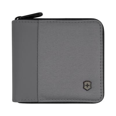 Victorinox Travel Essentials Folding 653368 Zip-Around Wallet, Men's, Wallet, Bi-fold Wallet, Gray,