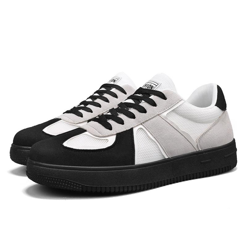 

High-Quality Skateboard Sneakers Men Streetwear Vulcanize Shoes Summer Men Mesh Low-Top Sneakers Vintage Sports Casual Shoes Man 39