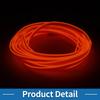 A ABSOPRO 5m EL Wire Cable LED Glow String Lights Car Interior Light Strip