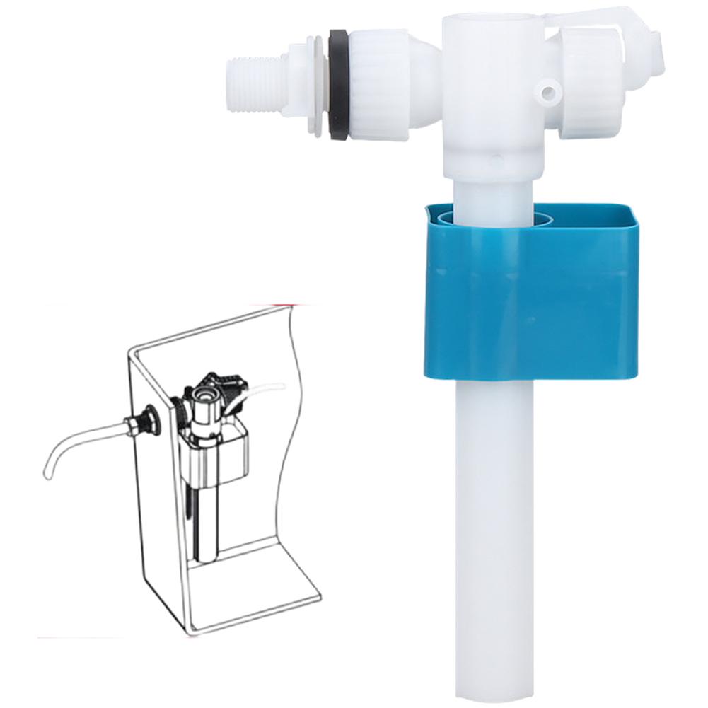 ABS Toilet Side Inlet Valve with 3/8 Inch Brass Thread Connection Designed for Reliable Fill Control and Adjustable Water Level