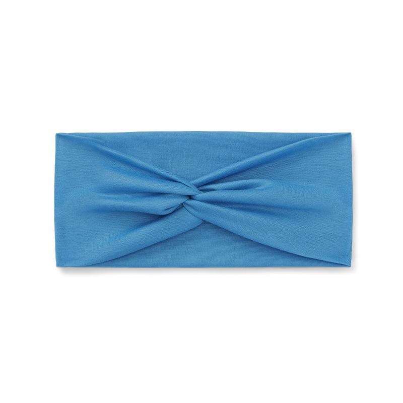 Yoga Sports Headband Elastic Non-slip Wide Headband Candy Color Headband Exercise Running Sweat-absorbent Women's Headband