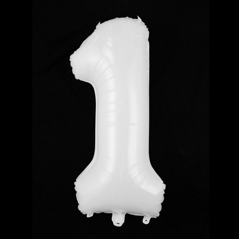 

32-дюймовый белый цифровой шар для дней рождения, предложений и вечеринок
