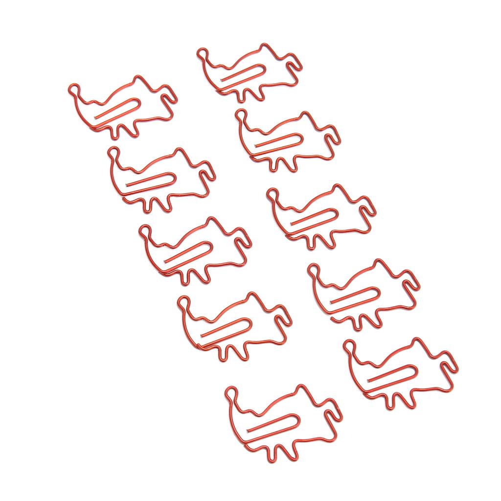 100 buc agrafe de hârtie cu desene animate rezistente la alunecare, drăguțe, ușoare, pentru scrapbooking, card M