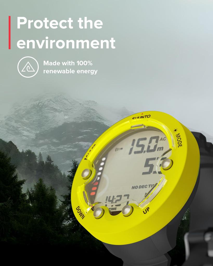SUUNTO ZOOP NOVO LEMON YELLOW Dive Computer [SS051036000]