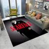Film 3D Scarface Soggiorno Camera da Letto Divano Zerbino Decorazioni per la Casa Tappeto Antiscivolo Pavimento Salotto Tappeto Grande Area Tappetino Cucina Lavabile