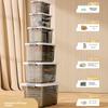 Jiadu Transparent Storage Box for Home And Car Use, Large Plastic Container for Clothes, Toys, And Organizatio