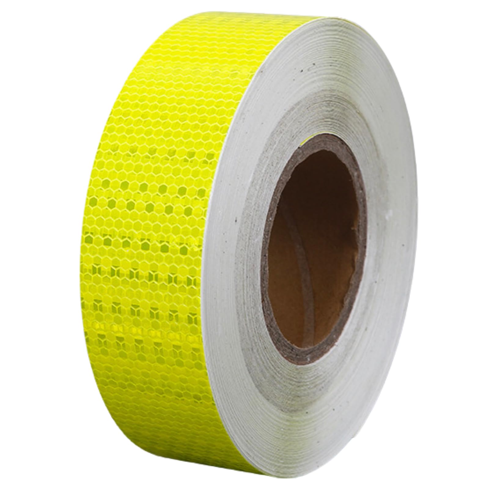 DIZLAS Reflective Tape, High Brightness, Reflective Strip, Outdoor Use on Concrete, Safety Sign, Safety Width 5cm, length 25m жёлтый