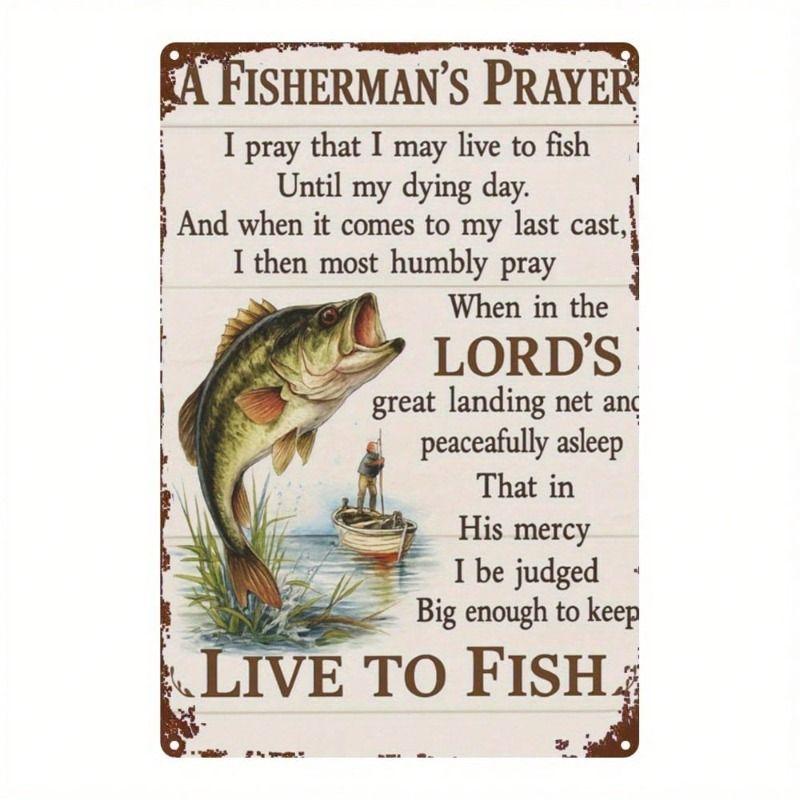 Wall Hanging Metal Sign Decorative Art 20x30cm