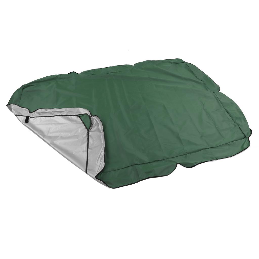 Outdoor Swing Canopy Silver Coated Oxford Cloth Waterproof Swing Chair Top Cover for Garden Sun Shade Accessory