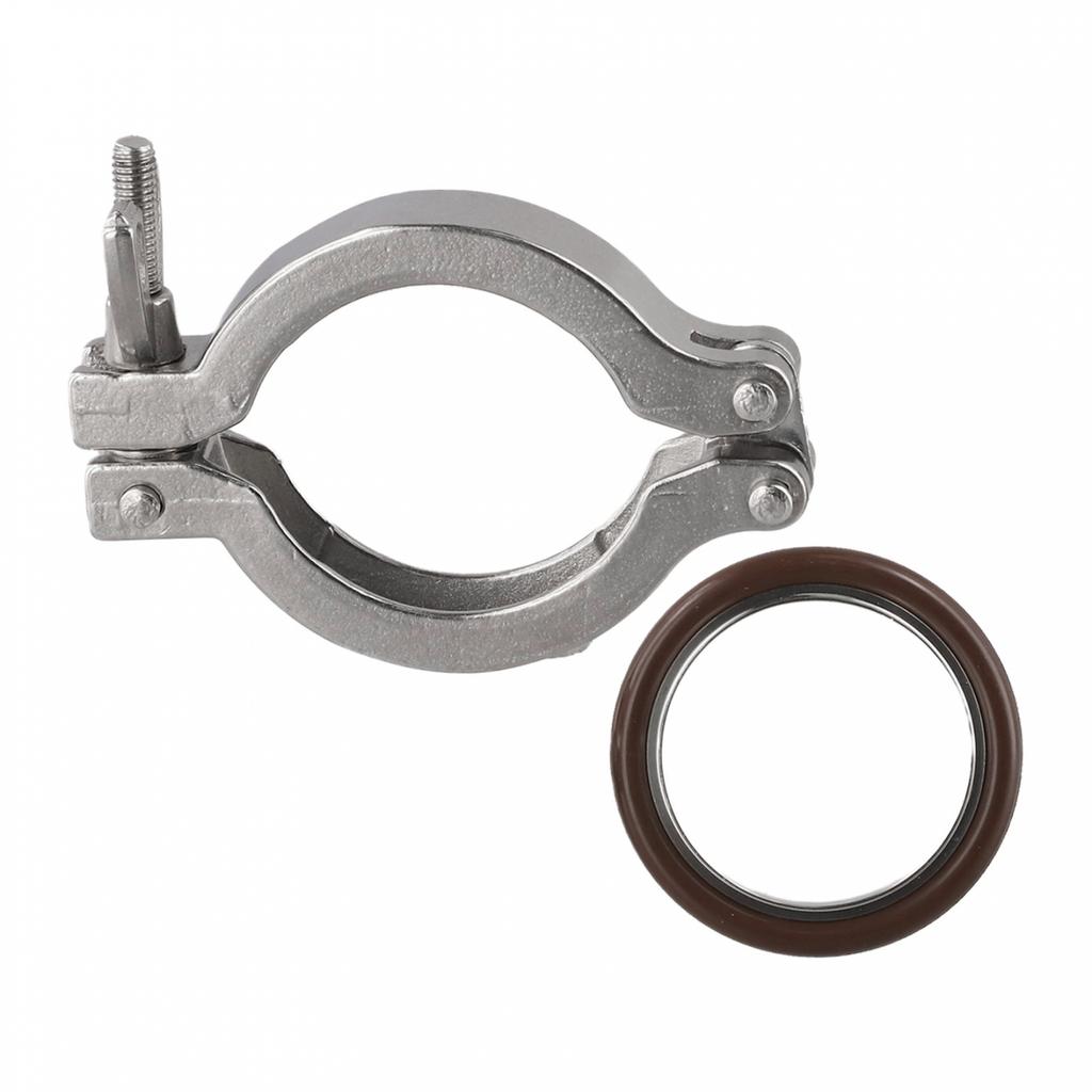 304 Stainless Steel Vacuum Clamp Kit KF16 KF25 KF40 KF50  Rubber Bracket
