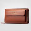 Men Clutch Bag Men's Long Purse Large Capacity Men's Wallets Cell Phone Pocket Passcard Pocket High Quality Wallet Bags