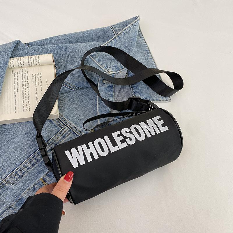 Round-shaped Slanted Crossbody Small Bag, Trendy Single-shoulder Bag, Girl's Simple Casual Sports Money Bag