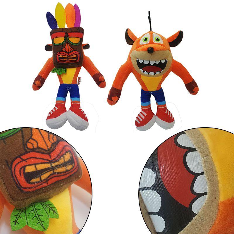 Adorable Crash Bandicoot Plush Toy Featuring Soft Plush Material Perfect For Collectors