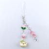 Kawaii Rilakkuma Easy Bear Phone Rope Chain Keyrings Lazybear Doll Keychains Bag Key Pendants Gift