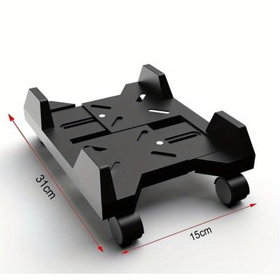 Bracket Roller Stand Desktop Stand Movable Host Rack CPU Rolling Stand Adjustable Computer Tower Stand