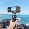 The PULUZ plate for Insta360 features a supports horizontal is made of lightweight aluminum and is compatible with selfie suction cup and action