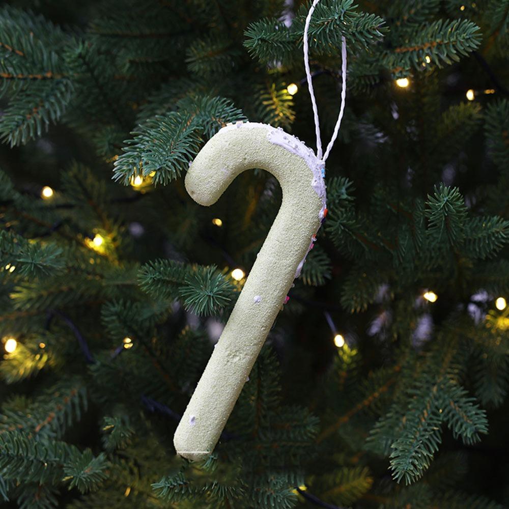 Green Christmas Hanging Decoration Cartoon Cane House Gift Candy Cake Ice Cream Hanging Pendants Photo Props Foam