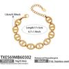 European & American Fashion 18K Gold-Plated Jewelry Set: Ultra-Sparkling Diamond Design with Necklace, Bracelet, and Earrings.