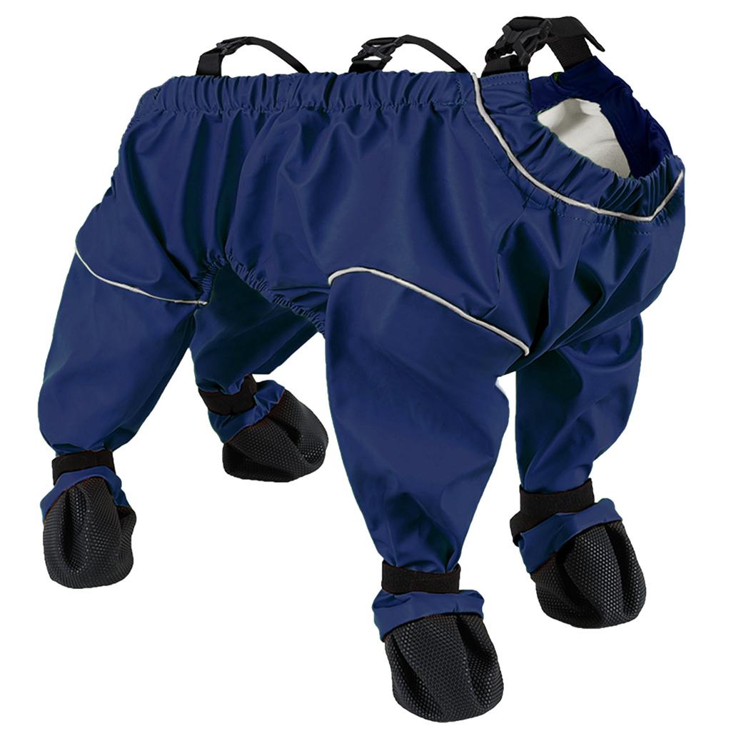Comfortable Pet Trousers with Nonslip Foot Protectors Breathable Waterproof Dirt Prevent Pet Pants for Home and Travel