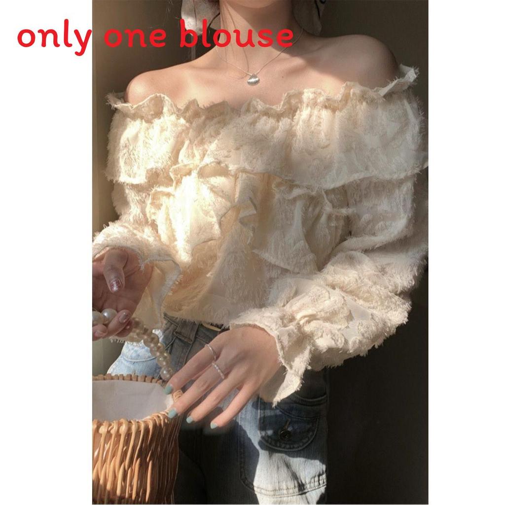 Romantic Lace Blouse For Women With 3d Print Soft Satin Fall Spring Casual Wear